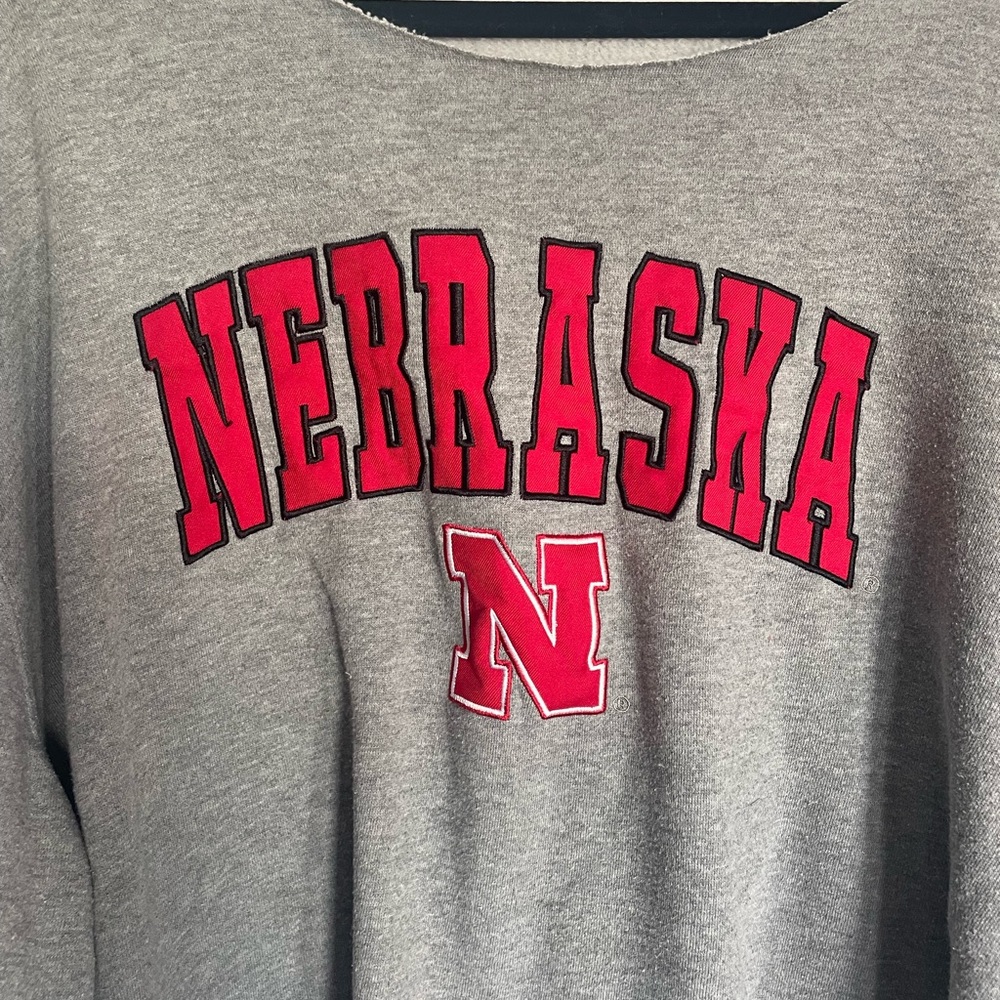 nebraska crewneck